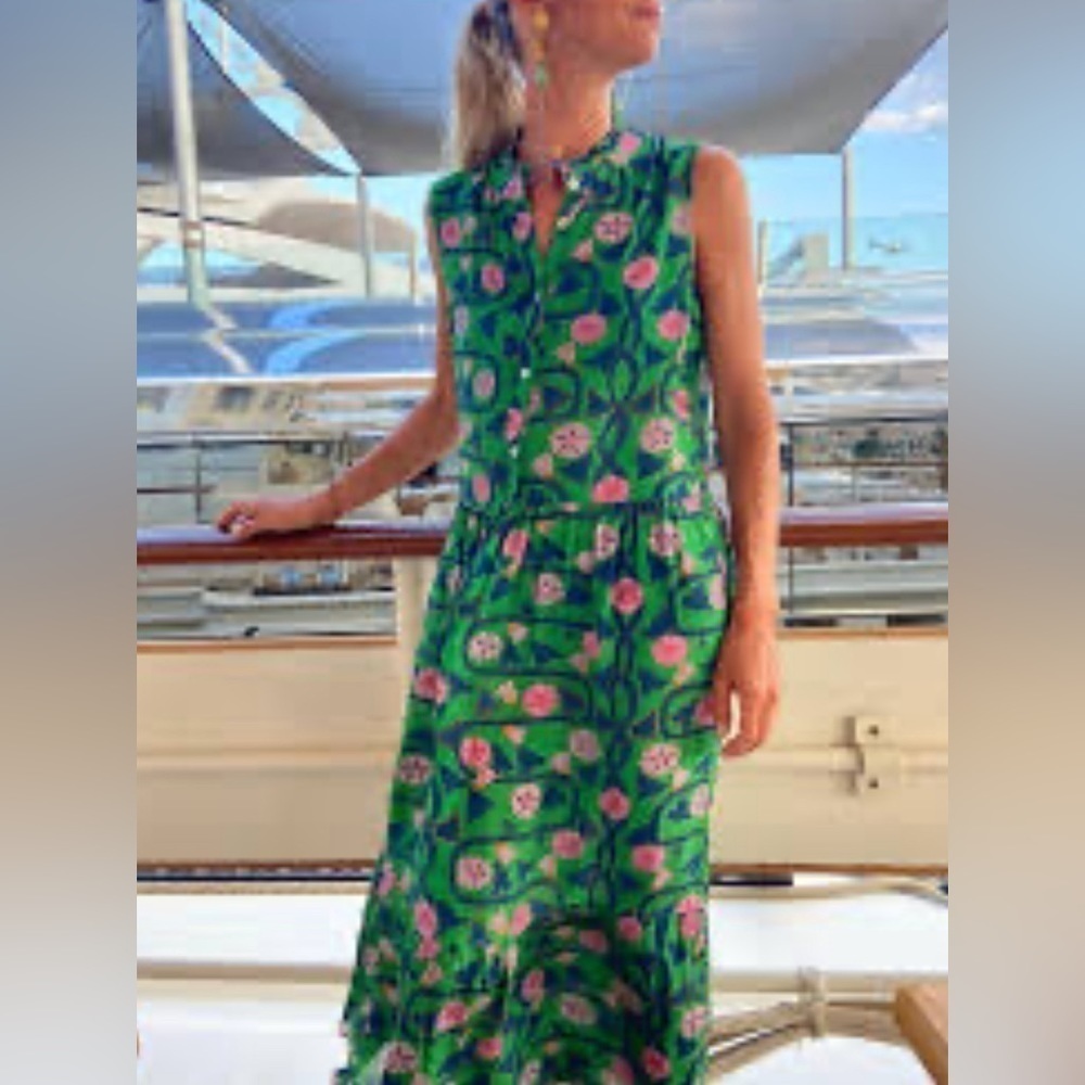 Rhode resort watermelon floral max dress with tie back - Picture 5 of 5